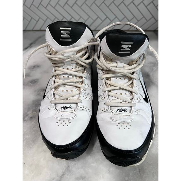Vtg Nike Shox VC III Air Zoom Flight Men’s 8 White Black 313739-101 Basketball main image 5